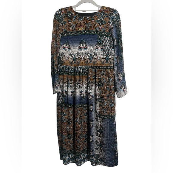 Zara Multicolor Patterned Dress - Picture 1 of 4